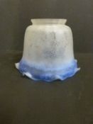 A Vianne etched glass lamp shade