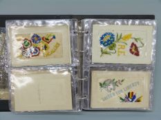 WWI silk postcards together with other military artist cards to include Dragoon Guards and Royal