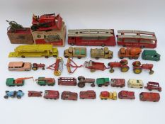 Thirty-two Dinky Toys, Dinky Supertoys, Corgi, Matchbox,