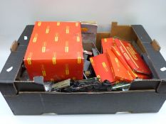 A large collection of Hornby and similar 00 gauge locomotives, carriages, wagons and accessories,