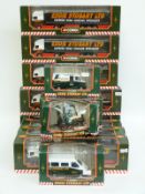 Twelve Corgi Eddie Stobart diecast model lorries and commercial vehicles,