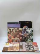 Pink Floyd albums Piper, Obscured, Wish (black shrink wrap) and Momentary and Led Zeppelin - 2, 4,