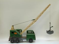 Marx tinplate Lumar Contractors High Lift Mobile Crane.