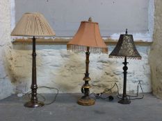 Three lamps