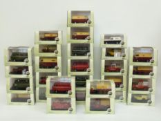 Twenty-eight Oxford Commercials 1:43 and 1:76 scale diecast model commercial vehicles,