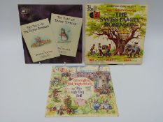 A box of 78's including Elvis Presley,