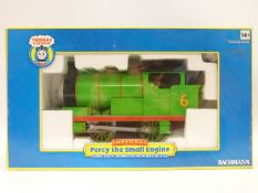 Bachmann Deluxe Thomas & Friends Percy the Small Engine large scale locomotive, in original box.