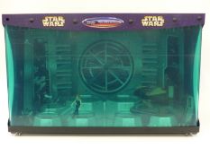 Star Wars The Collection point of sale shop display case and eight figures 60 x 32 x 37cm