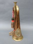 An Argyll and Sutherland Highlanders brass and copper military bugle
