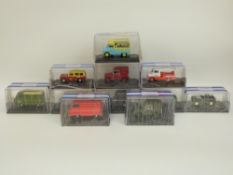 Eleven Oxford Roadshow 1:43 scale diecast model vehicles,