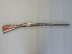 Webley and Scott 12 bore side by side ejector shotgun with named and engraved locks,