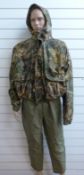 Scharrer Untergrb mens thermal camouflage suit with removable outer camouflage layer.