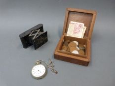 A quantity of coins,