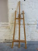 An artists easel,