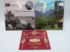 A case of over 30 classical albums that appear to be in at least excellent condition