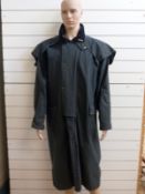 Blue Riband ladies full length waxed coat,