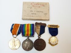 WWI medal pair awarded to J3911 Pte H.