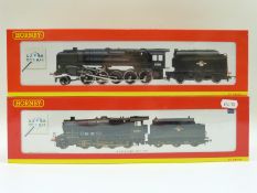 Two Hornby 00 gauge BR locomotives 2-10-0 Class 9F 92108 R2105A and 2-8-0 Class 8F 48739 R2463,