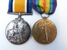 WWI Victory and War Medal awarded to 316441 Pte B Parsons Tank Corps