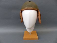 WWII US Army 'tankers' helmet by Rawlings,