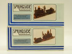 Two Springside Models 18inch 7mm narrow gauge locomotive kits