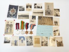 WWII medal group awarded to Sgt Samuel Street, Worcestershire Regiment comprising 1939/1945 Star,