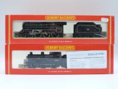 Two Hornby 00 gauge BR locomotives 4-6-0 Class 5 45422 R292 and 0-6-0 Fowler 44331 R2066,