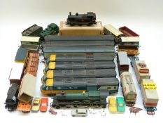 Over twenty Hornby and similar 00 gauge locomotive, carriages, wagons,