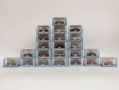 Twenty-two Oxford Automobile Company 1:76 scale diecast model cars,