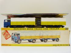 Dinky Toys diecast model Mercedes Benz Truck and Trailer 917, in original box.