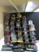 Forty-two diecast model cars including AmerCom, Maserati, Alfa Romeo, Ferrari etc,