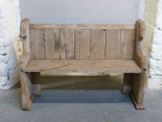 A small two / three seater pew,