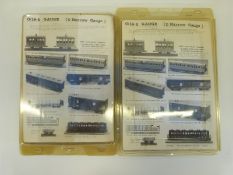 Two Langley Miniature Models 7mm scale narrow gauge Lynton & Barnstaple bogie brake van kits