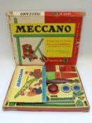 Meccano outfit no 5 in original box with instructions