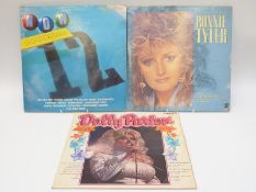 Approximately 300 albums mixed genres including pop, classical,