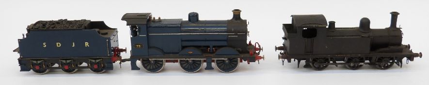 Lima 0 gauge 4F steam locomotive and a kit built 0-6-0 tank locomotive
