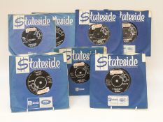 Seven Stateside singles with 'Factory Sample Not For Sale', all appear unplayed,