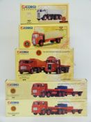 Five Corgi Classics British Road Services diecast model vehicles,