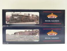 Two Bachmann 00 gauge BR locomotives 4-6-0 Crab 42942 Weathered 32-179 and 2-6-0 Ivatt Class 4
