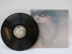 John Lennon Imagine, lyric inner, poster and postcard with laminated cover with sniped spine,
