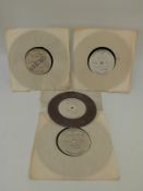 Four acetate singles, Accolade On A Perfectly Natural Day, hand written labels with stereo stamp,