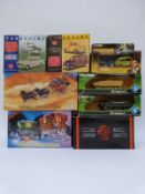 Eight Corgi, Vanguards, Matchbox Models of Yesteryear,