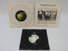 Three Apple singles, comprising The Sundown Playboys - Saturday Night Special picture sleeve,