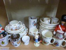 Royal Doulton Bunnykins ceramics, Beswick Pigling Bland,