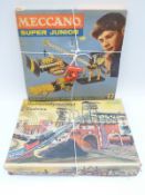 Technofix Mechanically Operated Coal Mine 294 and a Meccano Super Junior 2 set,
