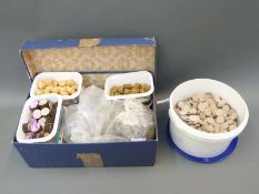 A large collection of gun wads including 4, 8, 9 and 10 bore.