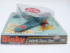 Dinky Toys diecast model A6M5 Zero-Sen aeroplane 739,
