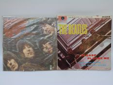 The Beatles Rubber Soul (URL2113) Uruguay issue in polythene wrap and Please Please Me Philippines