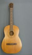 A hand made Spanish classical guitar made in Chessington, Surrey in 1961 by E R Moulder,