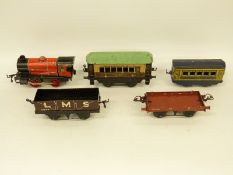 Hornby 0 gauge clockwork locomotive,